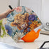 Highland Cow Tea Cozy for Teapot, Insulated Flower Tea Pot Cover, Bohemia Kettle Dust Cover for Kitchen