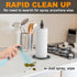 Wekuch Countertop Paper Towel Holder with Spray Bottle, Paper Towels Dispenser Stand with Sprayer Inside Center