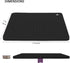 Silicone Trivets Mats for Hot Pots and Pans, Non-Slip Heat Resistant Hot Pads Set of 2, Black