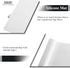 YACEYACE Large Silicone Mats for Kitchen Counter, 2Pcs 25"x 17" Frosted Silicone Craft Mats, Heat Resistant