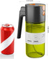 2 1 17oz 8 Stickers(2PCS) OURCABECUE Upgrade in Oil Sprayer for Cooking, Light-Blocking Glass Olive Oil Dispenser