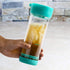Primula Press & Go Iced Tea Brew Tumbler, 16 oz, Teal