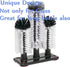 Water Bottle Cleaning Brush with Suction Base, 3 Head Bristle Brush for Beer Cup, Long Leg Cup, Red Wine Glass, Bar