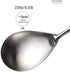 Large Serving Spoons - 304 Stainless Steel Cooking Spoon with Heat Resistant Wooden Handle, Silver, 12.4 Inch