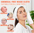 PHOGARY 8 Pack 6x9in Microfiber Wash Mitts for Face Body, Super Soft Absorbent Coral Fleece Facial Cloths Bath Shower