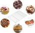 TeamFar 4 Piece Baking Pan with Rack Set, 12.5’’ x 9.5’’ Stainless Steel, Easy Clean