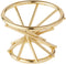 Bard's Brass-toned Egg Stand/Holder, Swirl Leg, Reversible 1.4375" and 2" Display Diameter
