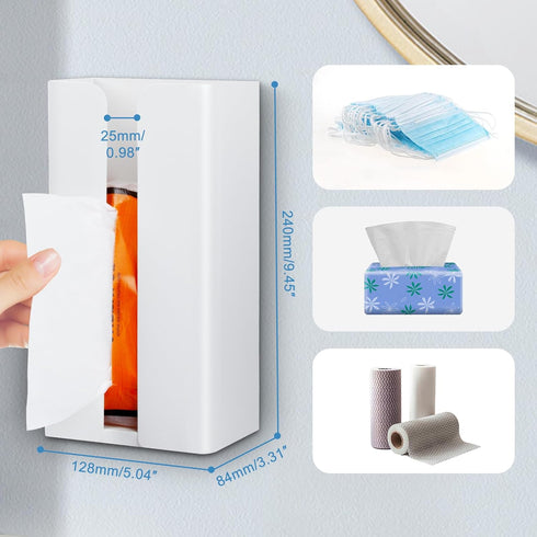 Magnetic Glove & Tissue Dispenser Holder - Holds Boxes of Gloves, Towels, Wipes, Tissues - Mount onto a Tool Box