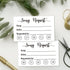 50 Request a Recipe Card for Bridal Shower - Invitation Insert for Wedding or Baby Shower, Size 3.5" x 2"