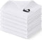 Homaxy 100% Cotton Dish Cloths - 6 Pack Waffle Weave Soft Absorbent Quick Dry Dish Towels - 12 x 12 Inches White