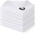 Homaxy 100% Cotton Dish Cloths - 6 Pack Waffle Weave Soft Absorbent Quick Dry Dish Towels - 12 x 12 Inches White