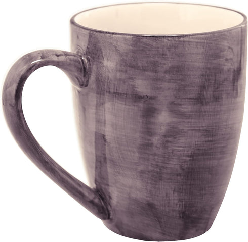 Mom Life is the Best Life Deep Purple Large 20 oz Ceramic Coffee Mug, Purple Tea Cup