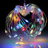 Amants01 Lights,32.8ft 100LEDs 12 Sound Activated LED Music String Modes Waterproof Copper Wire Multicolor AA Battery