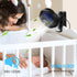 BESKAR USB Clip on Fan, Portable Small Fan with Cord, 3 Speeds Strong Airflow, Sturdy Clamp for Desk