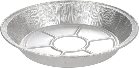 Disposable Aluminum Foil Pie Tins: 9" Pie Pans (10pack), Heavy-duty Baking Tin Plates, Standard Size