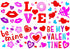 XIMISHOP 6pcs Valentine's Day Gel Window Clings: Stickers for Valentine's Day Window Decorations