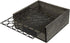 2 MyGift Vintage Gray Wood Egg Tray Holder with Black Metal, Tier Egg Storage Tray with Erasable Chalkboard Label