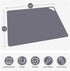 Plastic Cutting Boards for Kitchen, WK Flexible Cutting Board Mats Set of 3, Non-Slip for Meat, Thin Cutting Sheets,