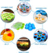JJYHEHOT 2 5,6,8 PCS Egg Bites Silicone Mold, Sous Vide Egg Bite Maker, Fits Instant Pot qt Pressure Cooker