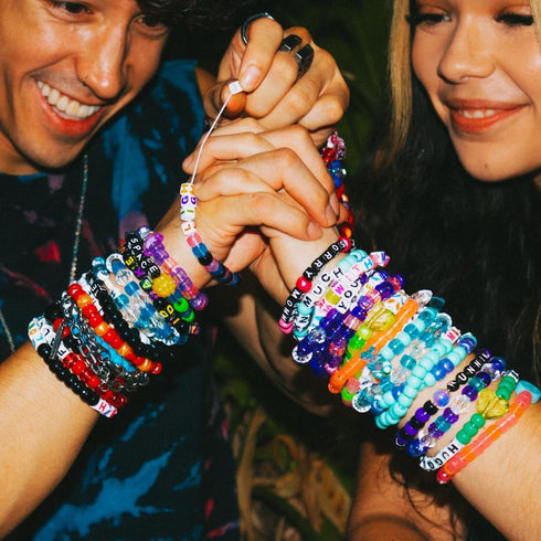 'Good Vibes' Collection Rave Bracelets (13 Pack)