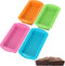Bakerpan Silicone Mini Loaf Pans for Baking, 4.5 Inch Reusable Baking Mold, Set of 4 Mini Cake Pans