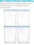 5.2L 175oz, 4 4 24 Vtopmart Large Food Storage Containers / Pieces BPA Free Plastic Airtight Canisters for Flour