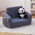 SUFUS 2-in-1 Toddler Baby Chair Couch Sofa Kids Foldable Sherpa Fold Out Couch Toddler Chairs Comfy for Boys & Girls