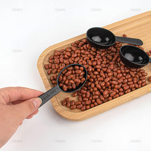 AUEAR 5 Pack Tablespoon Coffee Scoop, Plastic Measuring for Milk Powder and Spices