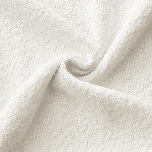 Pack 2 Cozy 20 20 Inch ANRODUO of Textured Boucle Throw Pillow Covers Soft White Decorative Accent Solid Pillow Cases