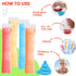Amintiri 150 Summer (150, Disposable Ice Popsicle Mold Bags, BPA-Free Freezer Tube, Popsicle Mold bags with Zip