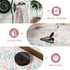 3x5 3' 5') Collive Nursery Rug, Boho Pink Floral Area Rugs Machine Washable, Soft Ultra-Thin Bow Carpet Non Slip