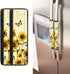 Sunflower Butterfly Fridge Handle Cover, Washable Durable Set of 4 Anti-Slip Kitchen Appliance Covers