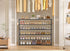 6 39Pairs, 2 Closet LUKYTOWER Extra Long Shoe Rack Tier Shoe Storage Organizer with Hooks, Wide Stackable Shoe