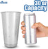 EHOMEA2Z Malt Cup Stainless Steel Ice Cream Milkshake Commercial Grade, 30 oz