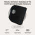trtl Pillow - Super Soft Neck Support Travel Pillow - Scientifically Proven, Machine Washable - Black