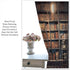 YCness 2 Sets,42x45 Inch Bookshelf Curtains, Vintage Library with Books Window Treatments for Kids Bedroom, Wooden