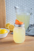 Jarware Drink Orange Lid for Regular-Mouth Mason Jars