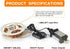 Efirisey in,99ft 300 Fairy Lights Plug LEDs Christmas Lights Indoor Outdoor Warm White Copper Wire,Long Led Fairy