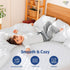 400 21 Inch Cottington Lane GSM Full Size Waterproof Quilted Mattress Pad Protector, Soft Microfiber Mattress Topper