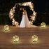 6.5-inch Decor(1 Floating Pool Lights Solar Powered, Glow in The Dark Warm White Solar Globe Pool Lights That Float