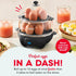 12 Dash Deluxe Egg Cooker - Boiler, Poacher & Steamer - Includes Measuring & Recipe Guide - Dishwasher Safe - BPA Free