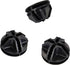 Wire Cube Connectors, Plastic Corner Connectors for DIY Cube Storage Shelves Organizer (Black, 12)