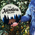 LHIUEM The Adventure Begins Wooden Hanging Sign, Bear Mountain Inspirational Quotes for Home Cabin Decor, 12”X 12”