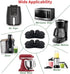 Cord Organizer for Appliances, 6 Pcs Cord Wrappers with Super Sticky Adhesive for Kitchen Appliances