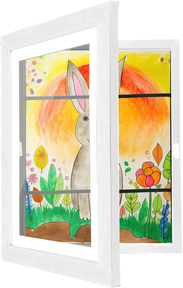 Kids Artwork Frames, Changeable Picture Frames 10 x 12.5 inch for Home Décor, Up to 150 Pieces Storage
