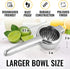 Zulay Kitchen Lemon Squeezer Stainless Steel - Heavy Duty Manual Citrus Press and Lime Squeezer
