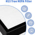True HEPA Replacement Filter for Hunter HP700 Series Air Purifier, includes 1 H13 HEPA Filter and 4 Pre-Filters
