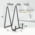 Plate Stands, 3 Pack 6 Inch Plate Holder, Metal Frame Holder Stand for Book Display Stand, Easels for Signs, Cookbook Stand, Picture Stands for Display