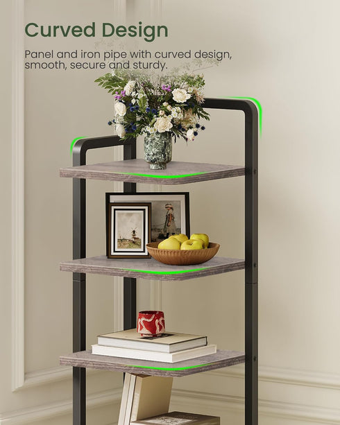 6-Tier TXJ06BG CHOEZON Vertical Shoe Rack, Narrow Shoe Tower, Corner Shoe Storage Organizer, Shoe Shelf, for Small