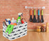 Rectangular Shark Basket for Kids, Collapsible Toy Organizer Bin with Handles for Clothes Storage